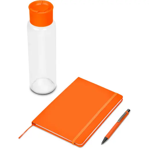 Wilson White Gift Set Orange